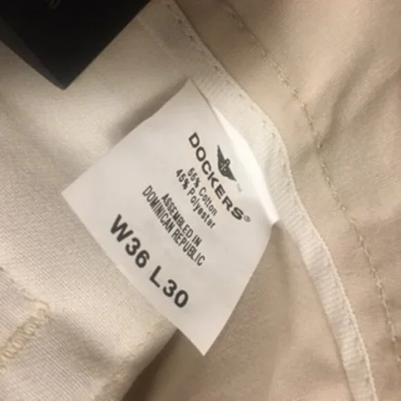 Men's Vintage Dockers Premium NEW with Tags Double Pleated Pants36 x 30
